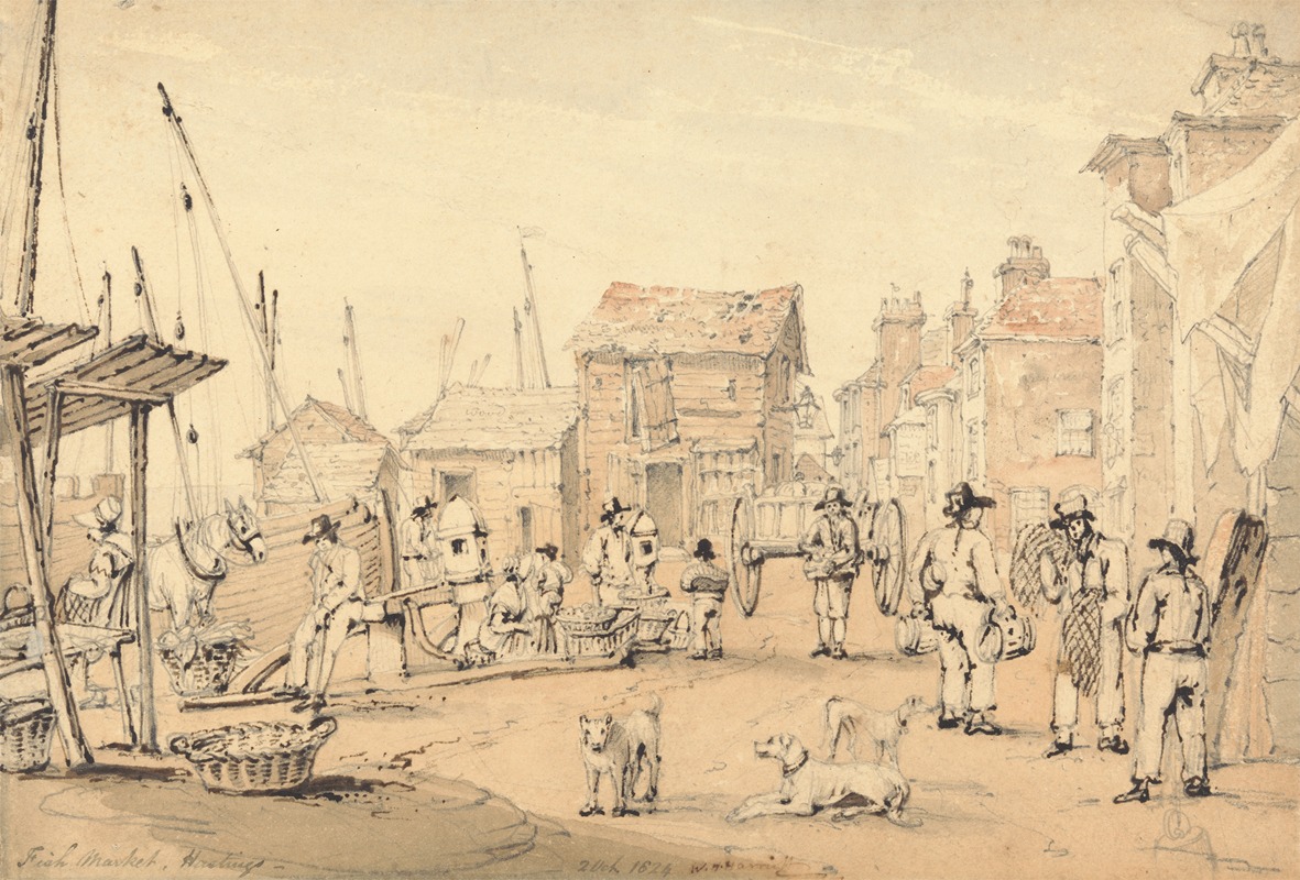 William Henry Harriott - Fish Market, Hastings