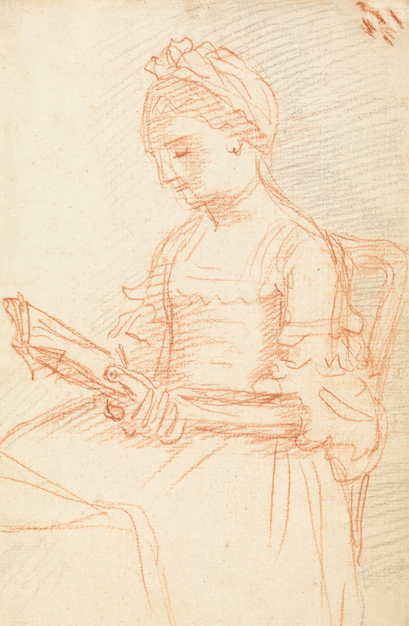 William Hoare of Bath - Seated Lady with Book