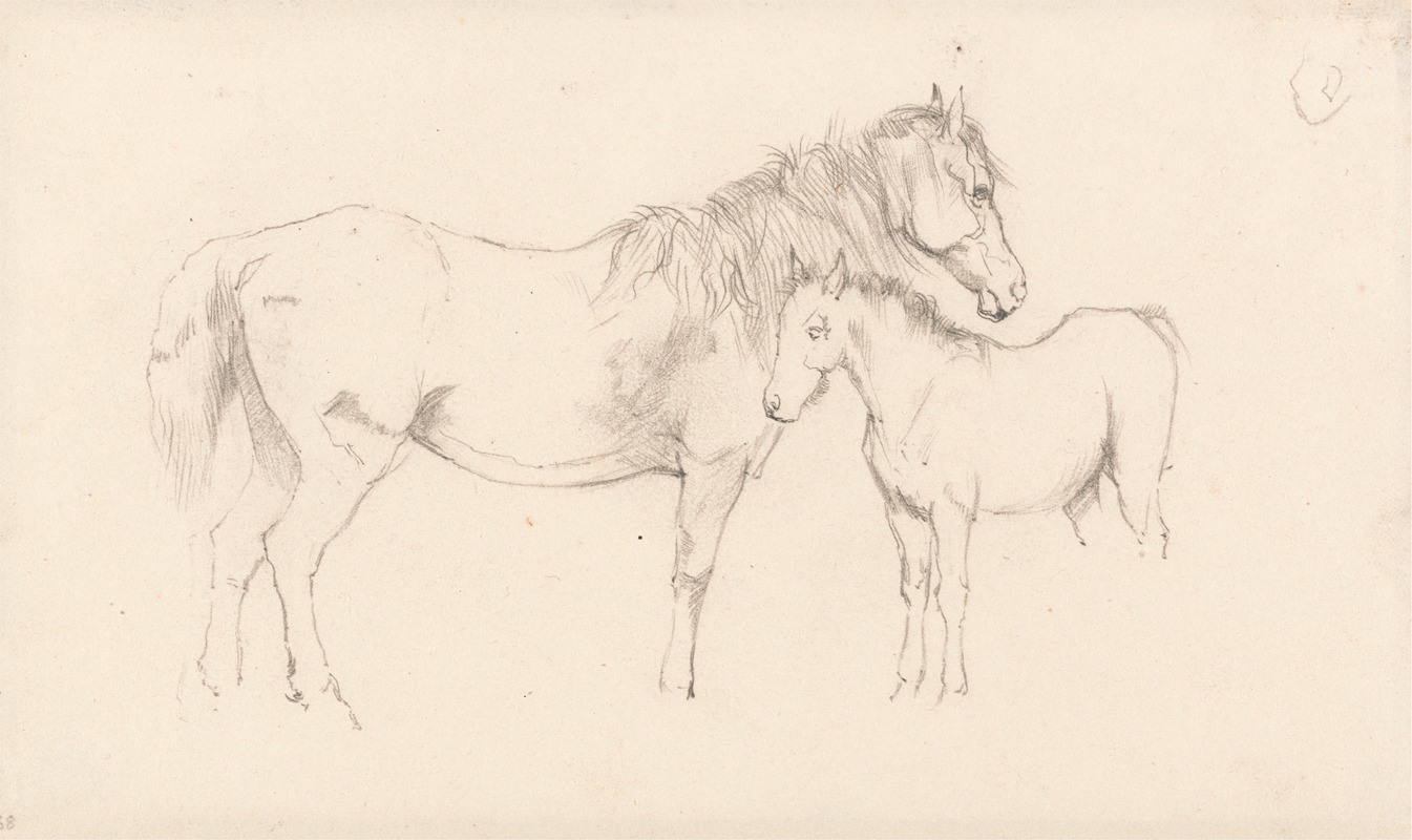 Arthur James Stark - Mare and Foal