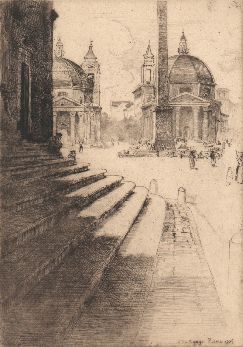 Edward Millington Synge - Piazza del Popolo, Rome