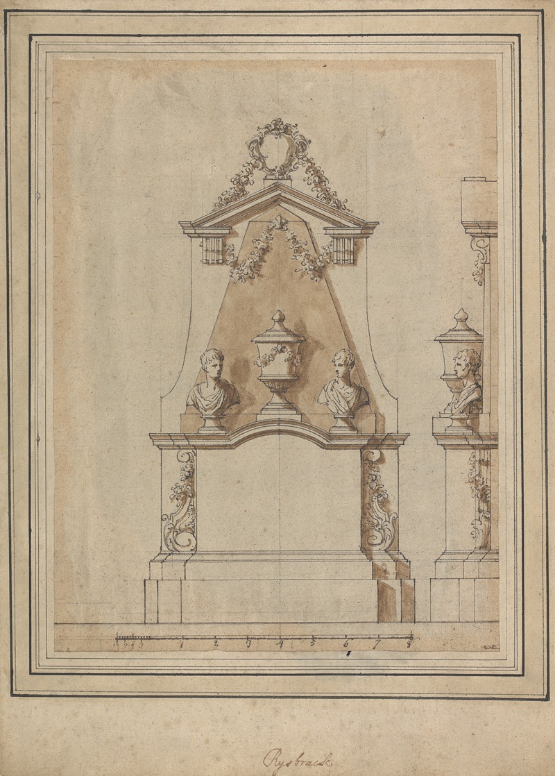 John Michael Rysbrack - Design for a Monument to Sir James Reade, Hatfield