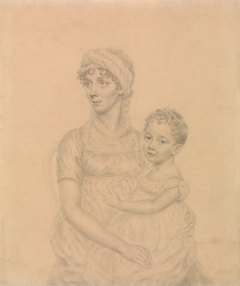 John Smart - Lady Wigram with Her Infant Son, William Pitt Wigram