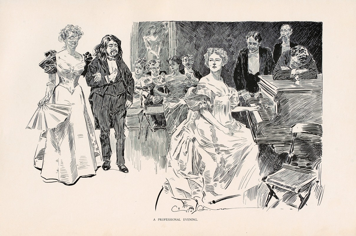 Charles Dana Gibson - A professional evening