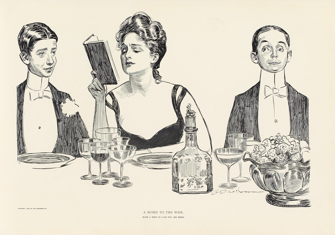 Charles Dana Gibson - A word to the wise