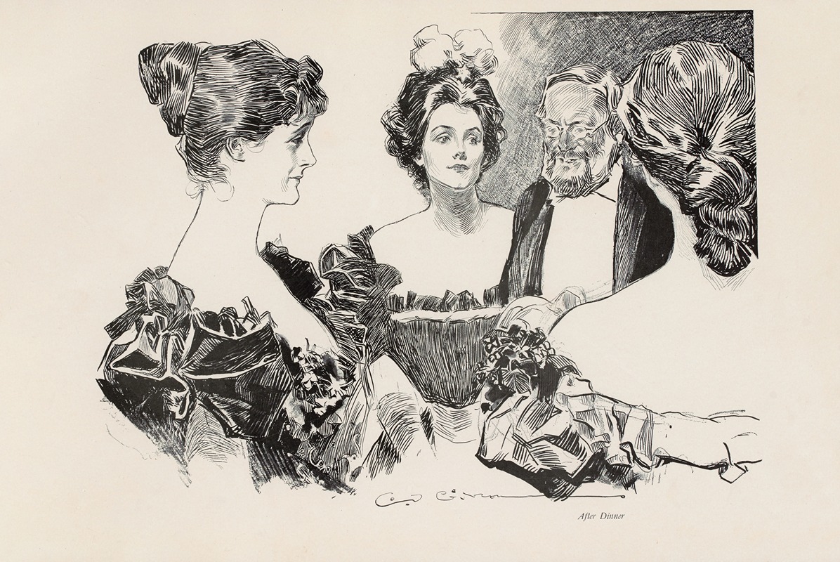 Charles Dana Gibson - After Dinner