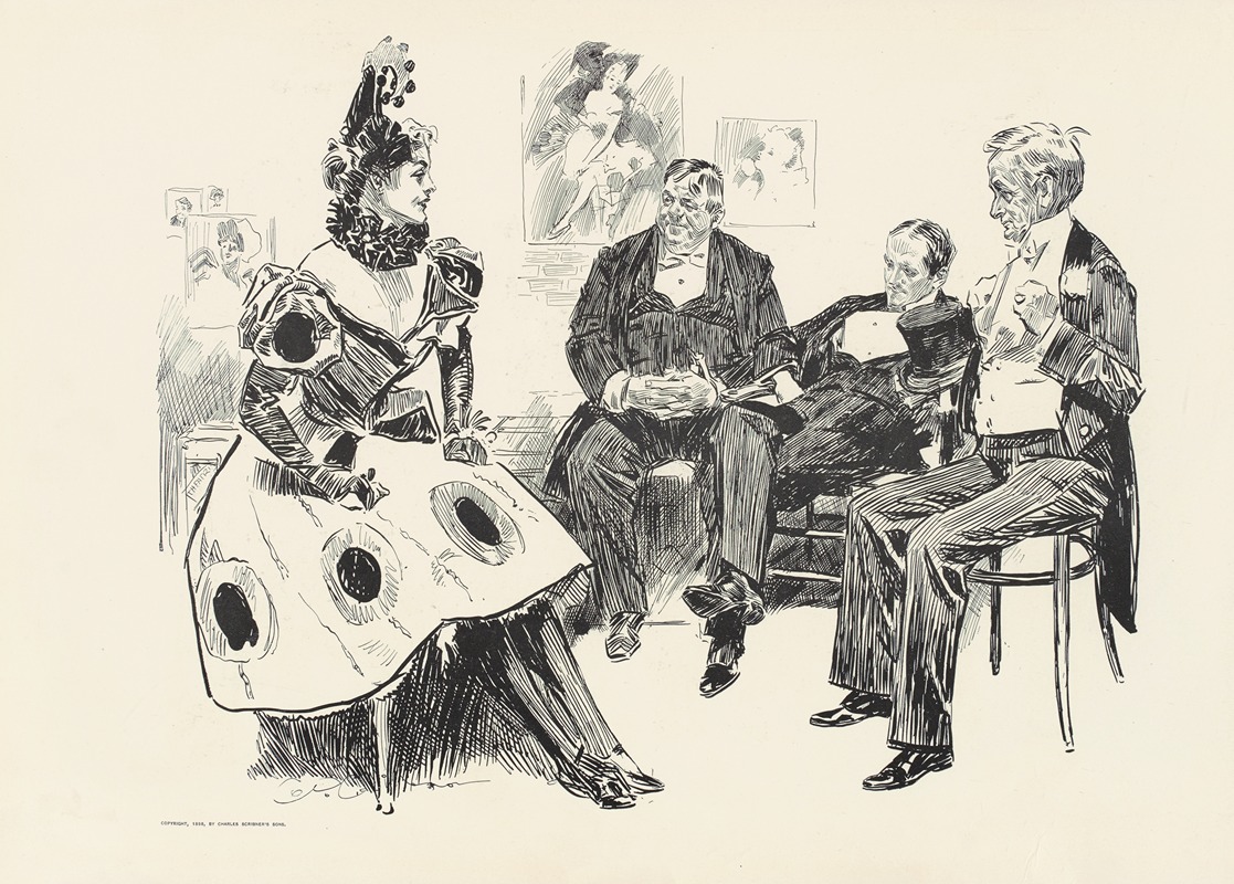 Charles Dana Gibson - After the performance