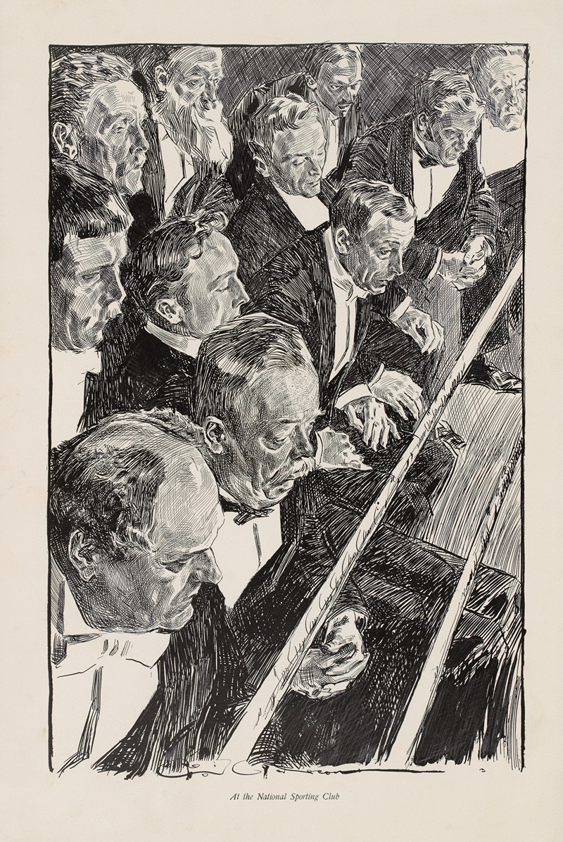 Charles Dana Gibson - At the National Sporting Club