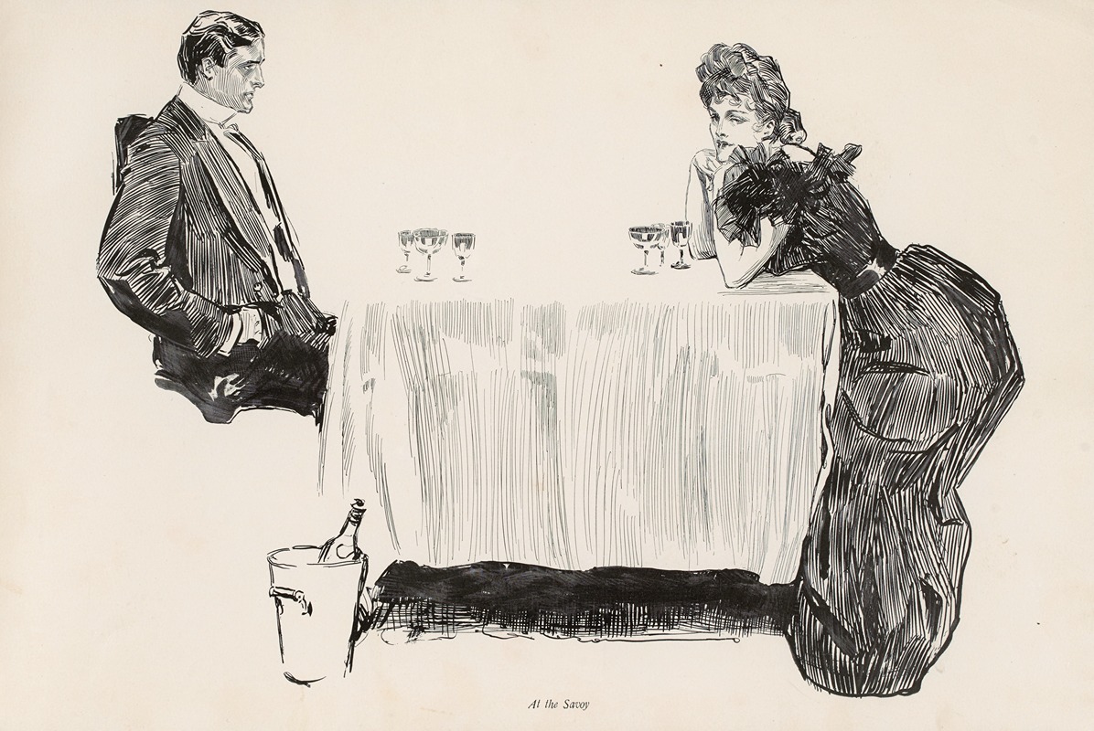 Charles Dana Gibson - At the Savoy