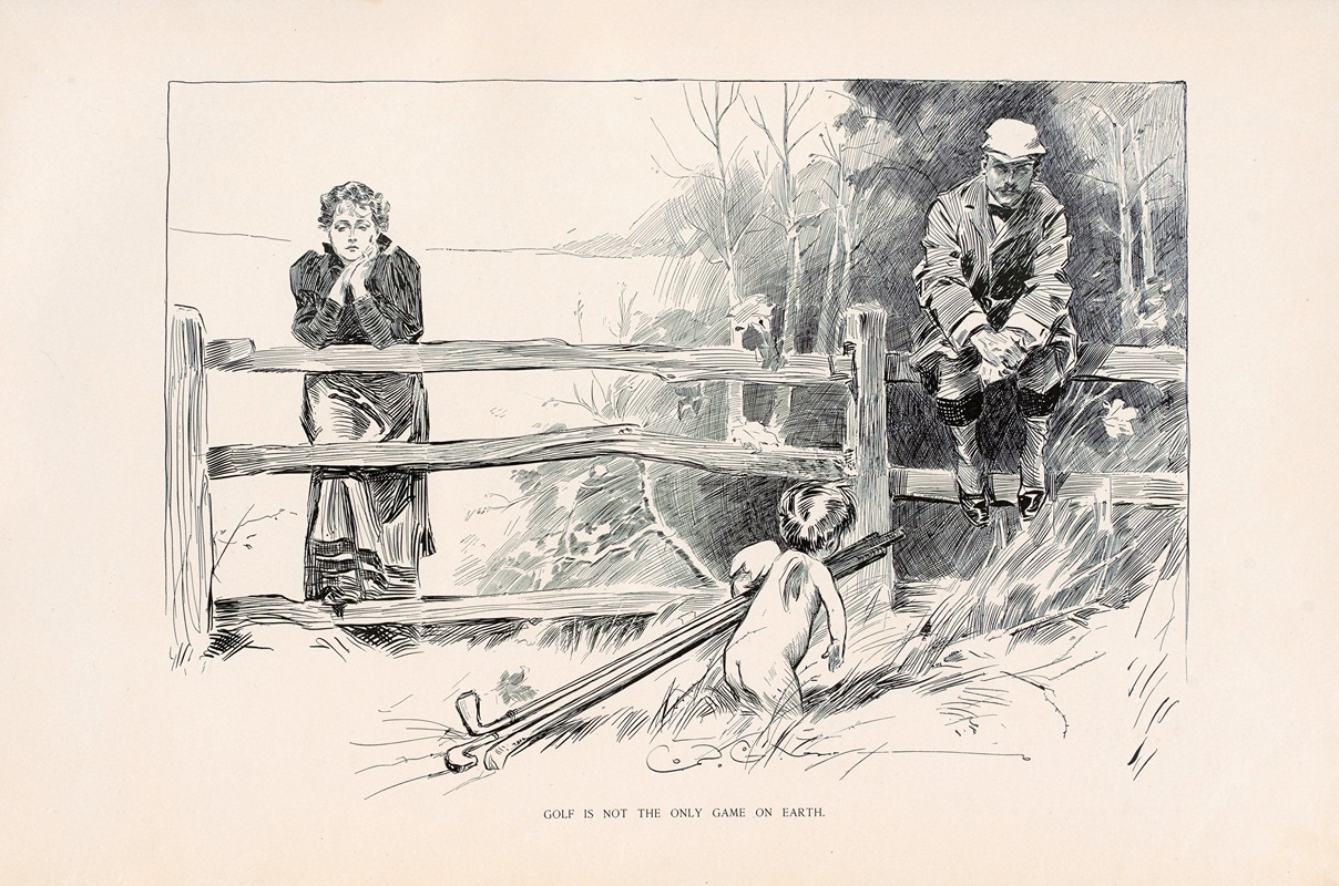 Charles Dana Gibson - Golf is not the only game on earth