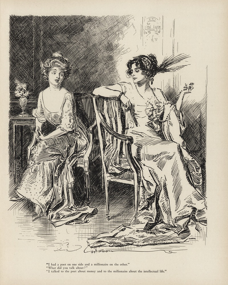 Charles Dana Gibson - ‘I had a poet on one side and millionaire on the other’