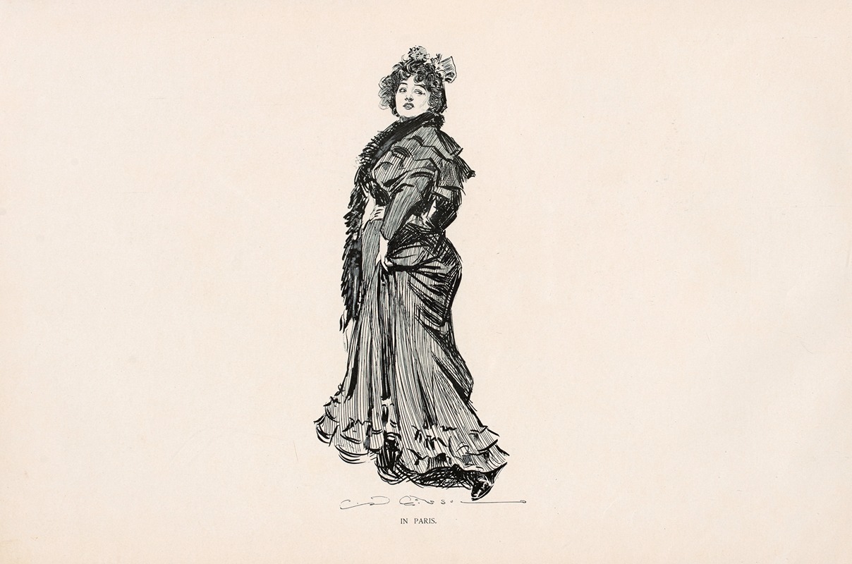 Charles Dana Gibson - In Paris