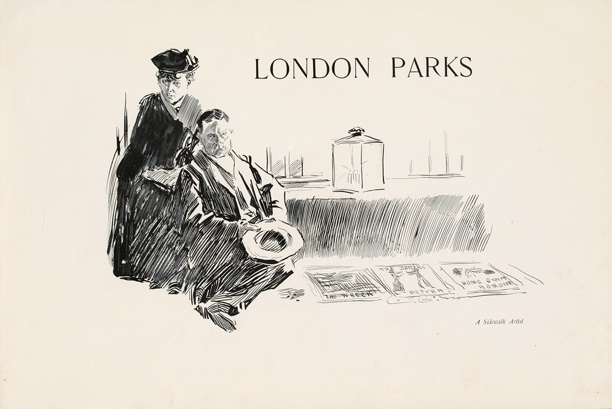 Charles Dana Gibson - London Parks