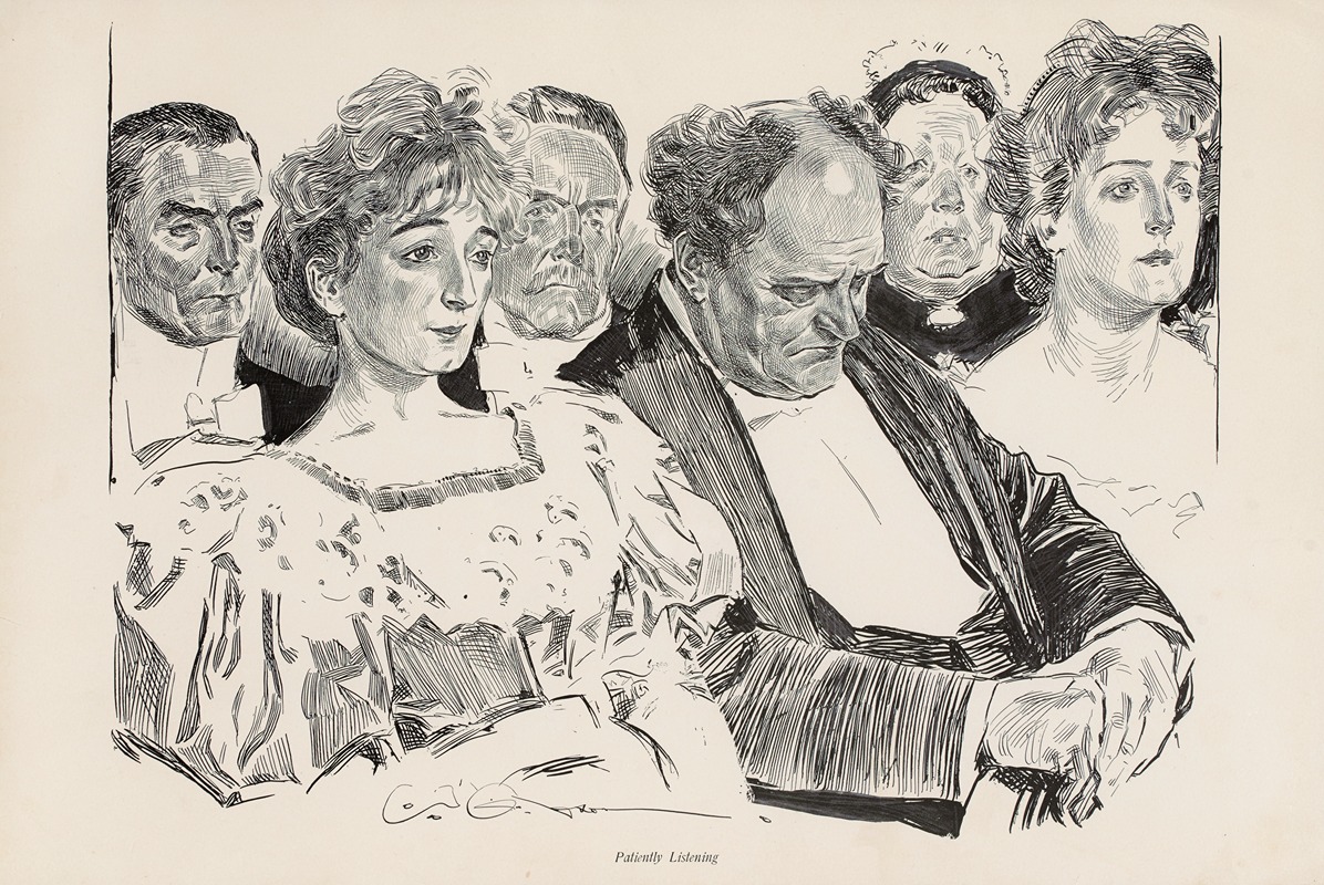 Charles Dana Gibson - Patiently Listening