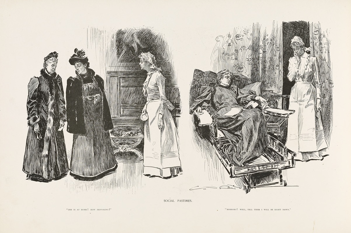 Charles Dana Gibson - Social Pastimes