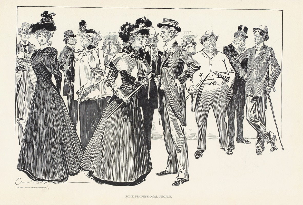 Charles Dana Gibson - Some professional people