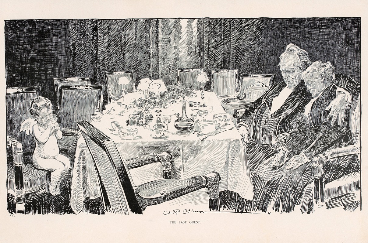 Charles Dana Gibson - The last guest