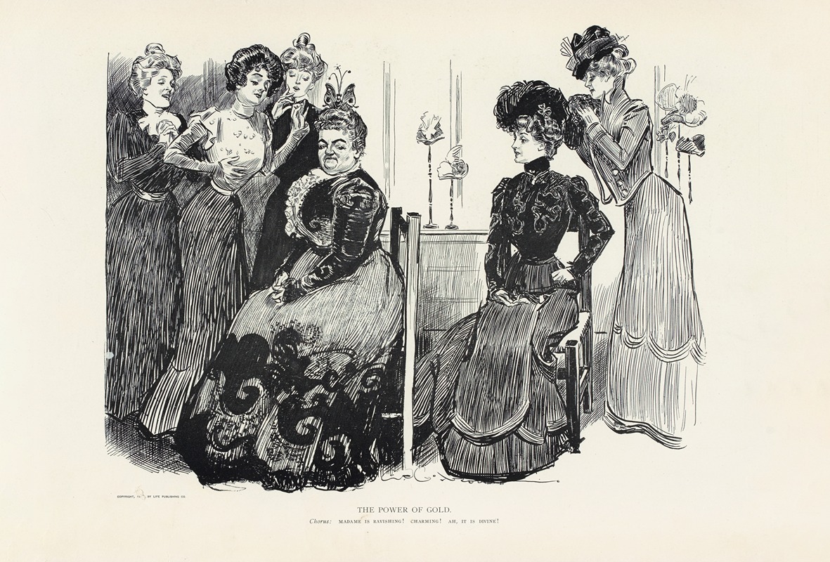 Charles Dana Gibson - The power of gold