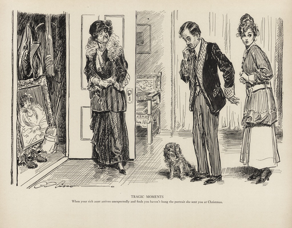 Charles Dana Gibson - Tragic moments