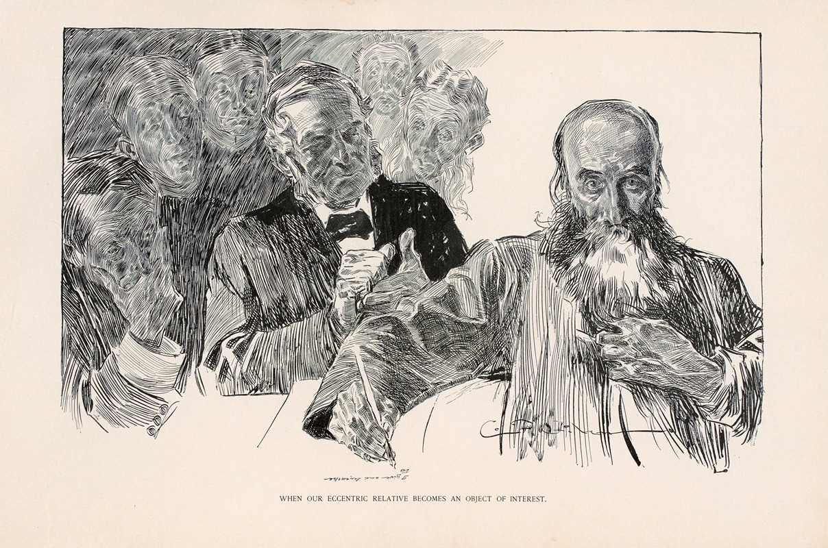 Charles Dana Gibson - When our eccentric relative become an object of interest