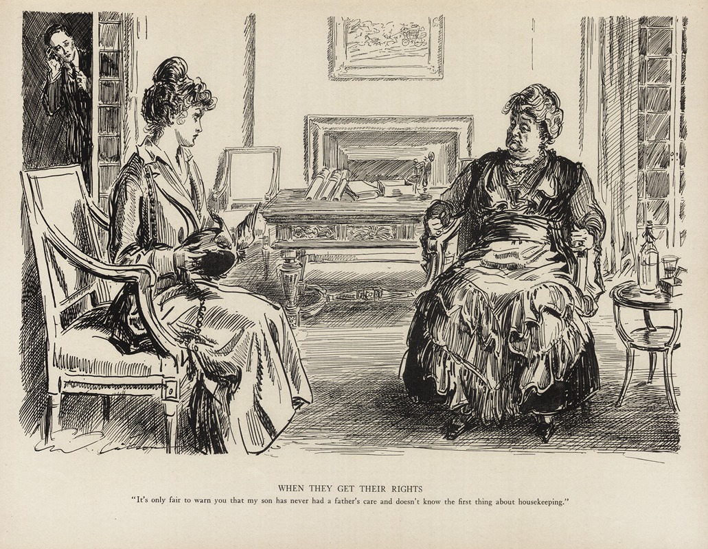 Charles Dana Gibson - When they get their rights