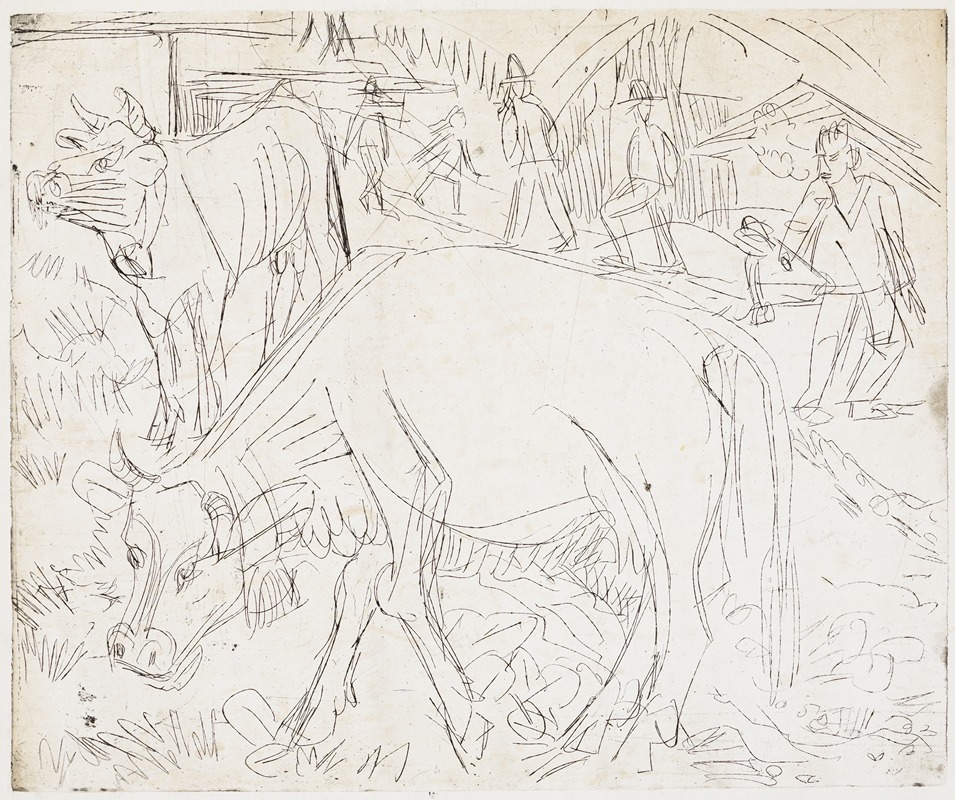 Ernst Ludwig Kirchner - Alpszene