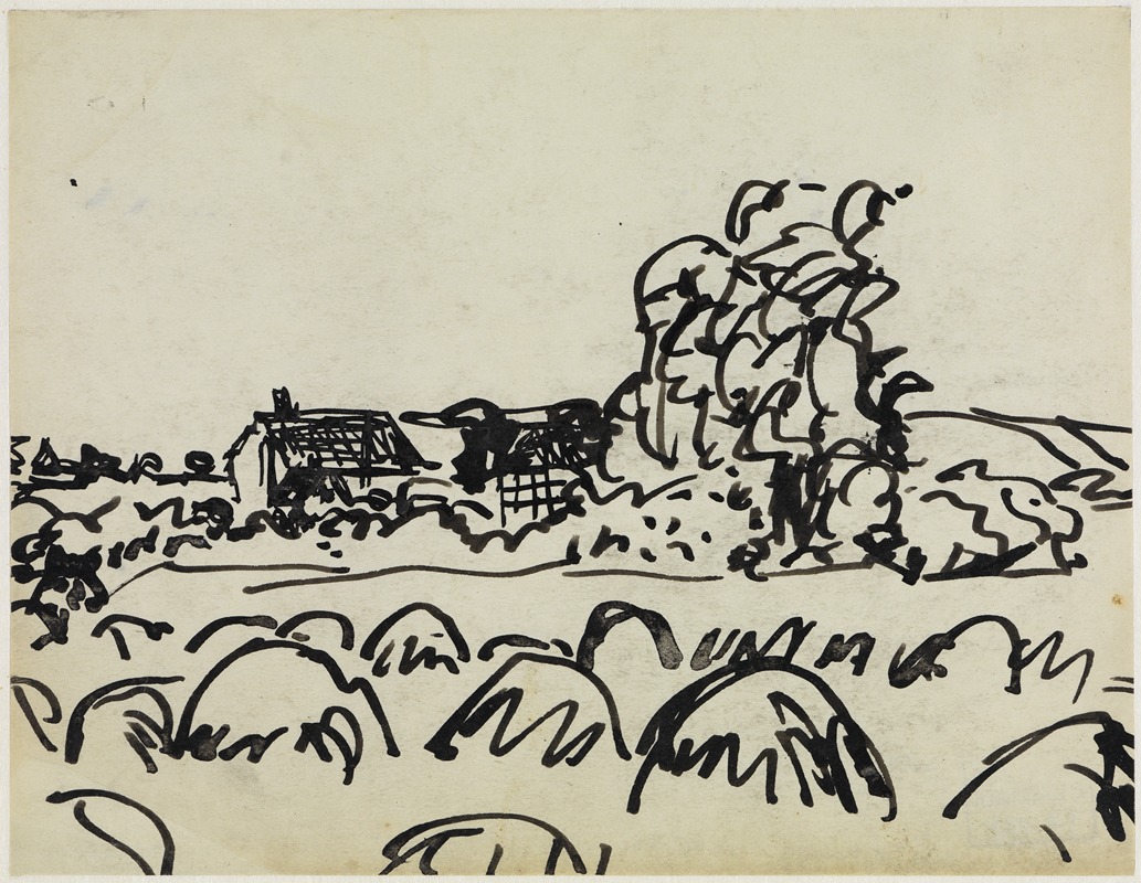 Ernst Ludwig Kirchner - Bauerngehöft auf Fehmarn