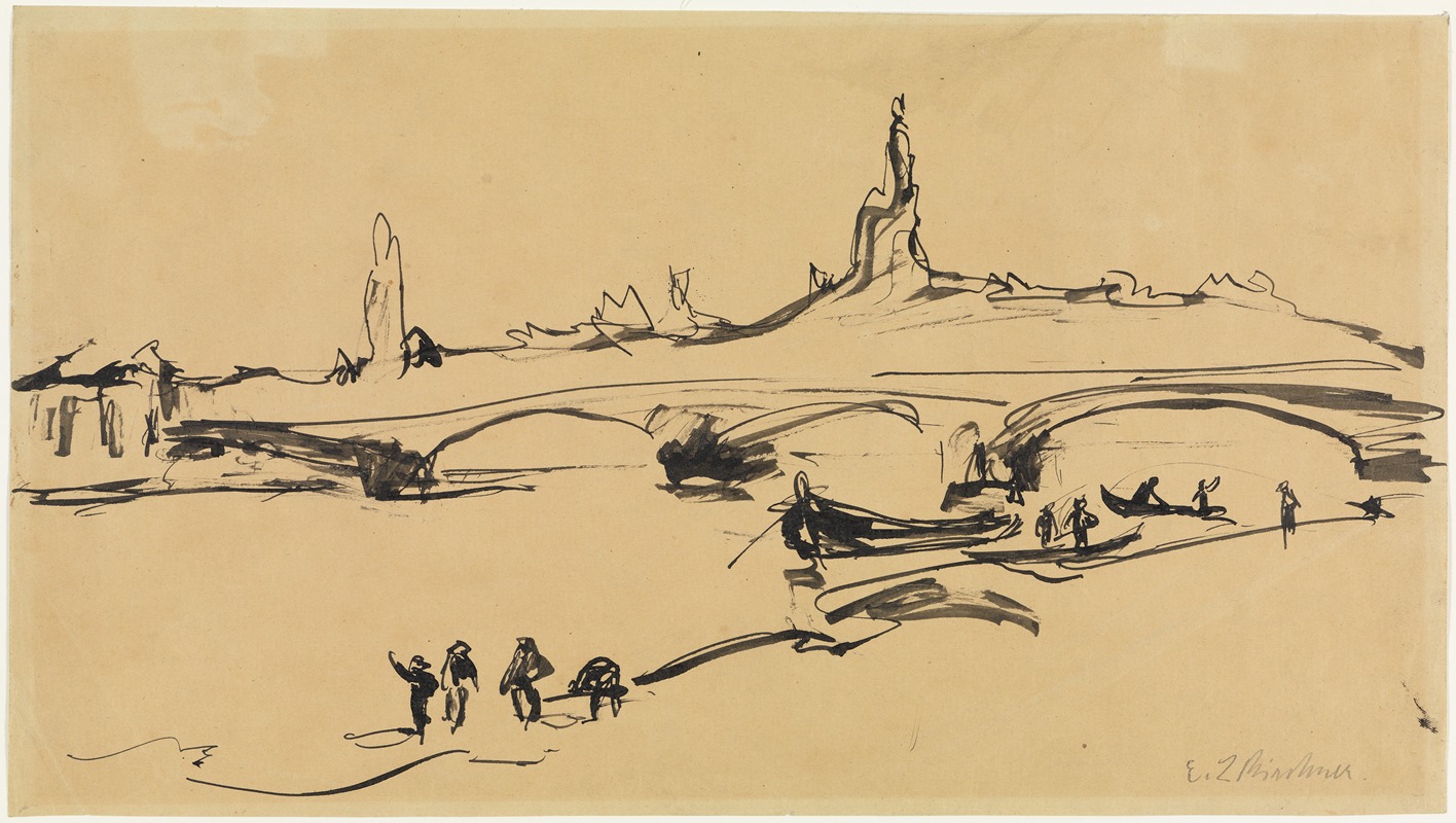 Ernst Ludwig Kirchner - Blick auf Dresden