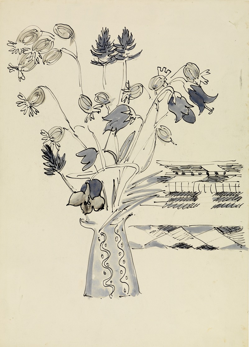 Ernst Ludwig Kirchner - Vase mit Blumen