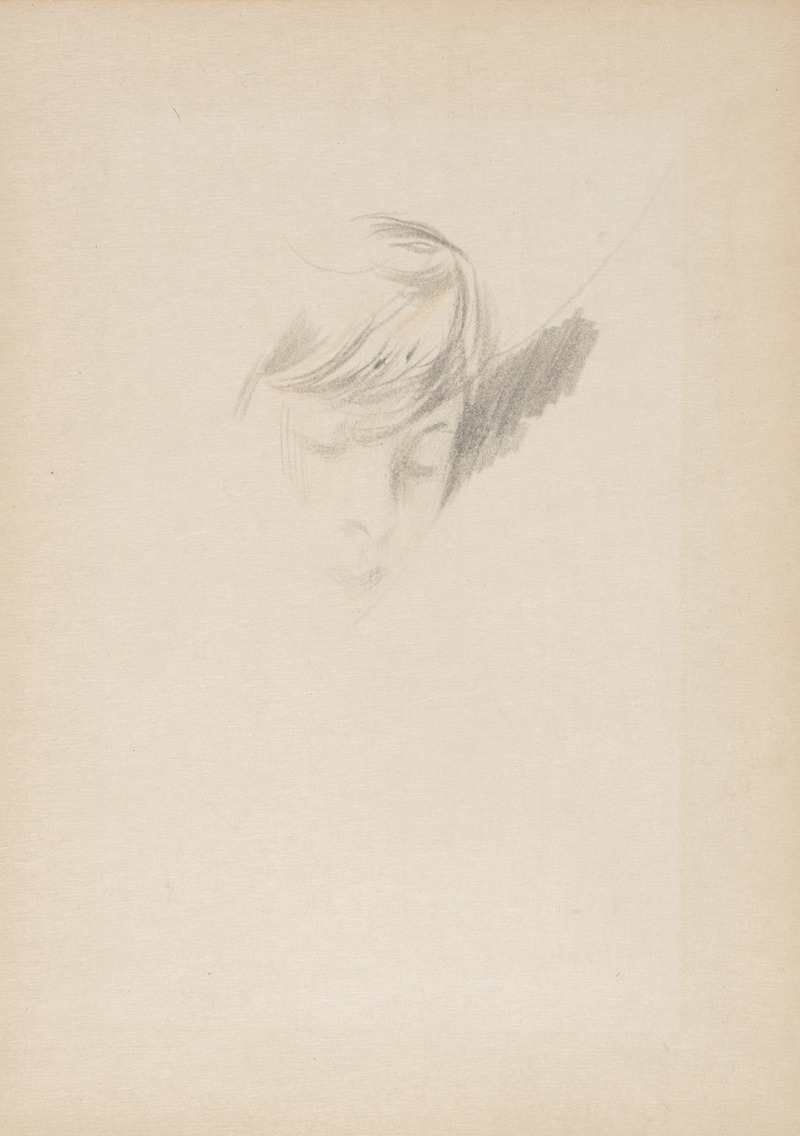 Giovanni Boldini - Study of the head of a lady