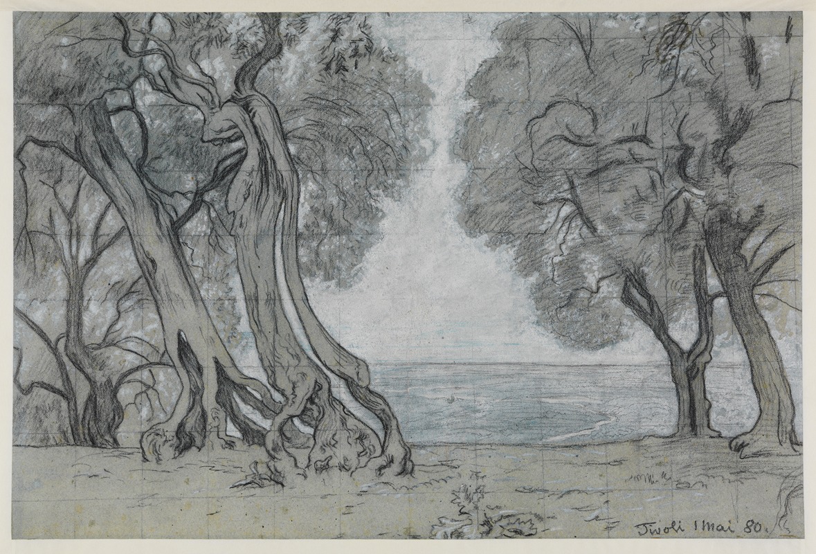 Hans Thoma - Ölbäume bei Tivoli