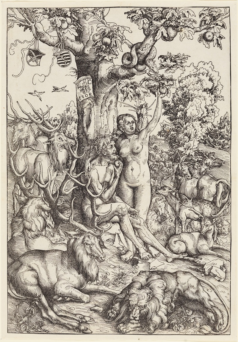Lucas Cranach the Elder - Der Sündenfall