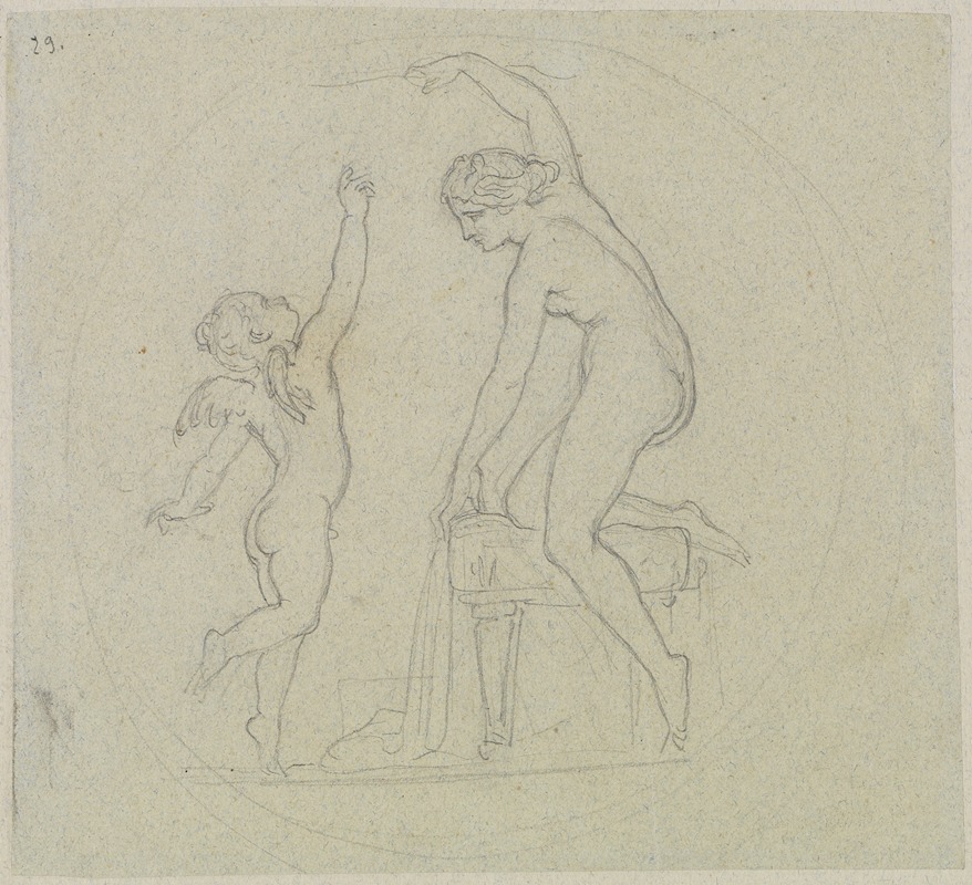 Moritz von Schwind - Eros und Aphrodite