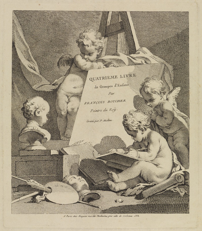 Pierre-Alexandre Aveline - Titelblatt (Quatrieme Livre)