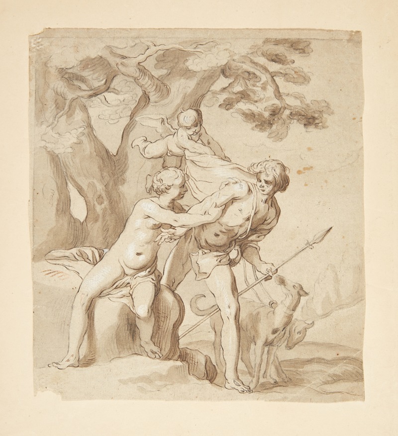 Abraham Bloemaert - Venus and Adonis