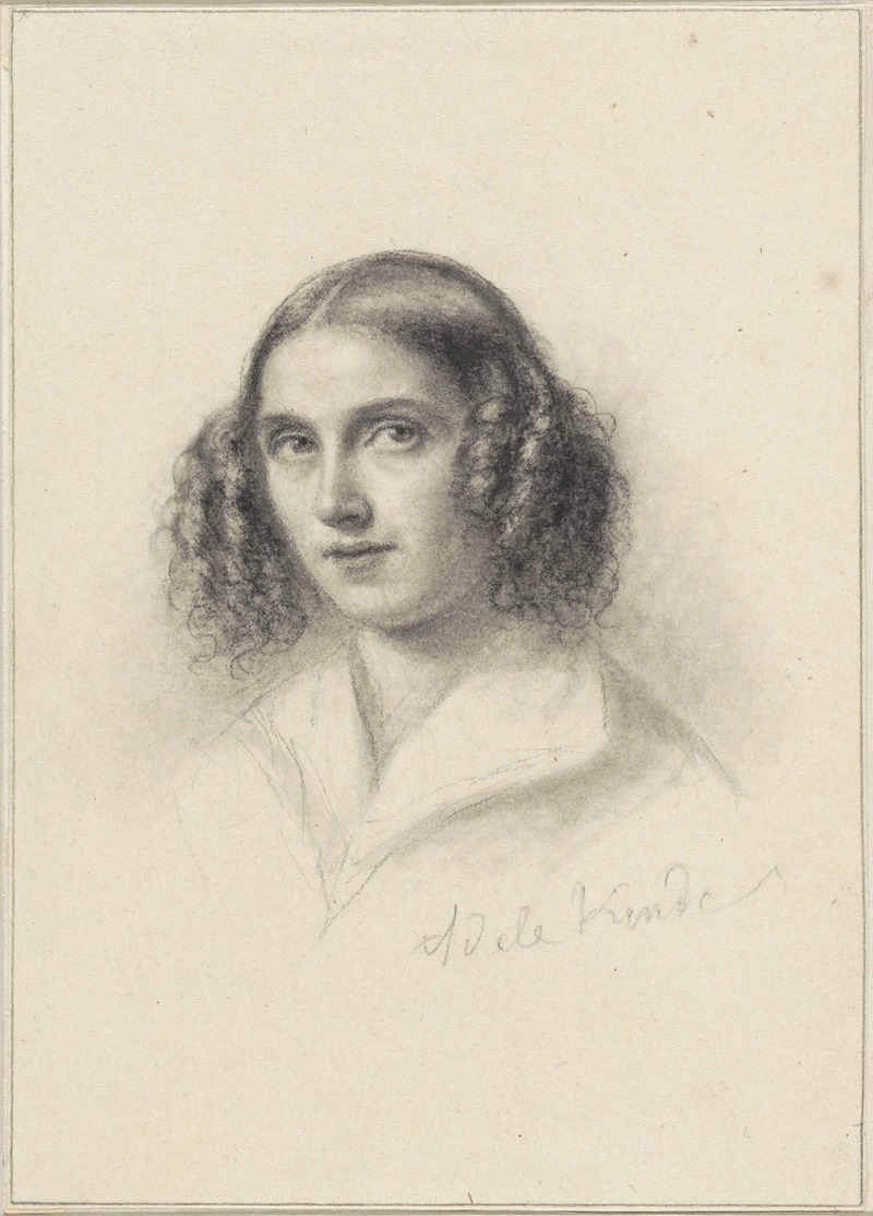 Adèle Kindt - Self-portrait