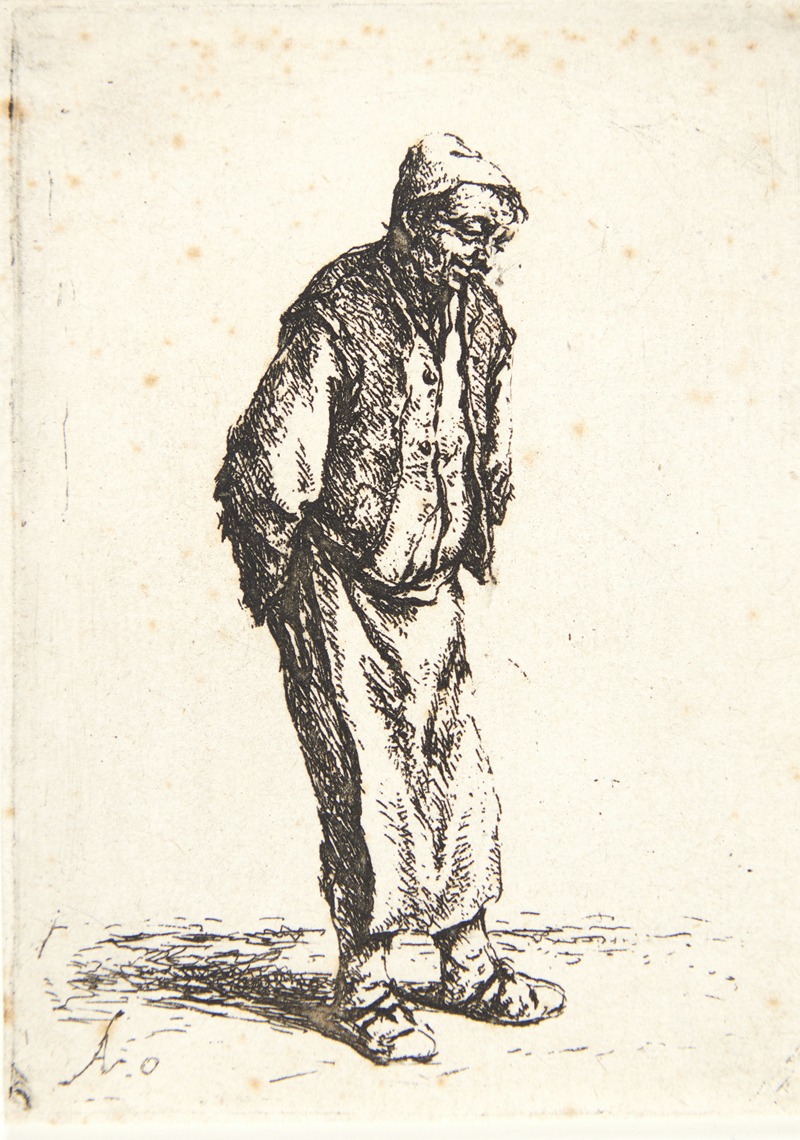Adriaen van Ostade - Farmer with his hands behind his back