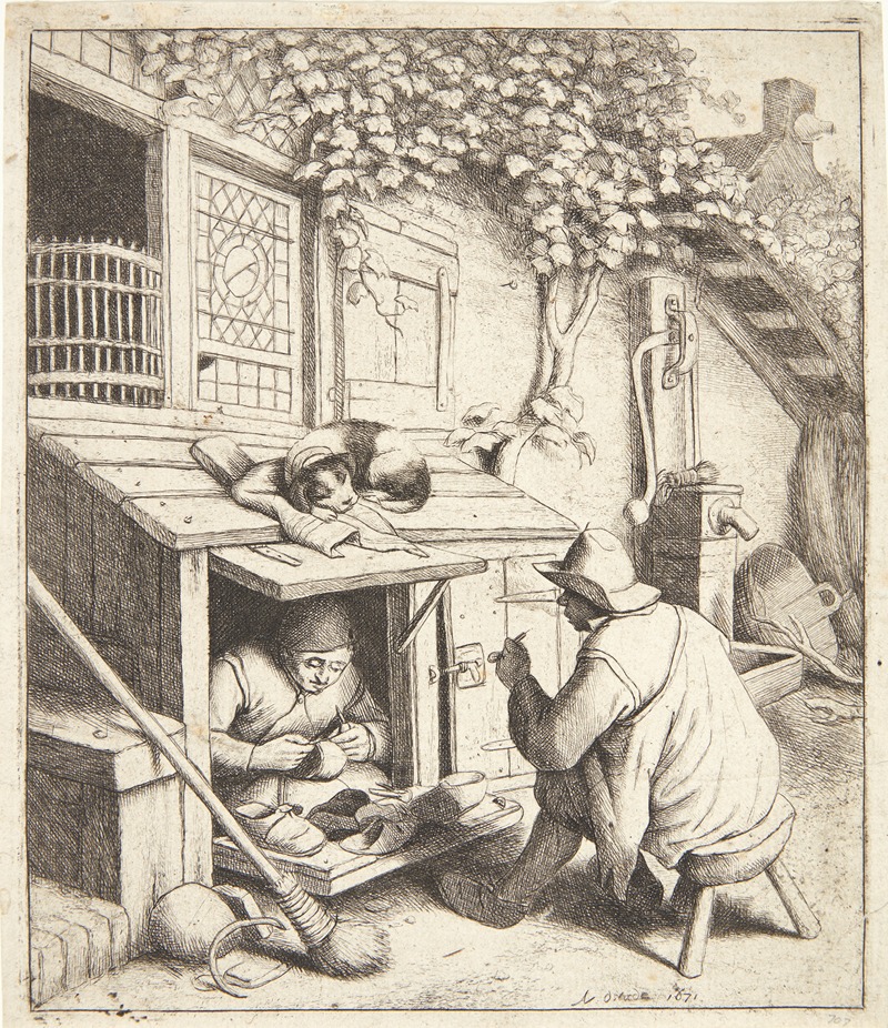 Adriaen van Ostade - The cobbler