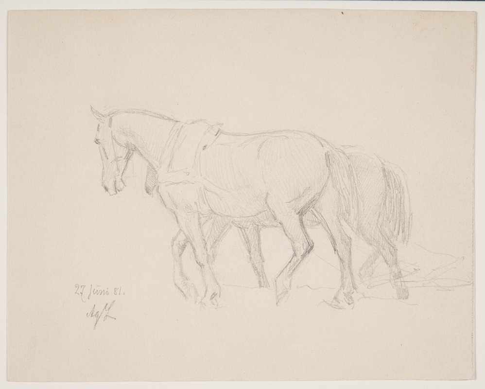 Agnes Lunn - To heste