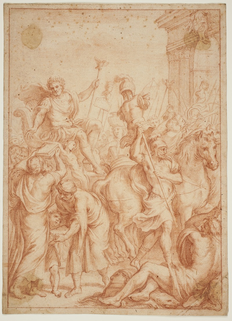 Alessandro Algardi - The Triumph of a Roman Warrior Allegory in honor of Camillo Pamphili