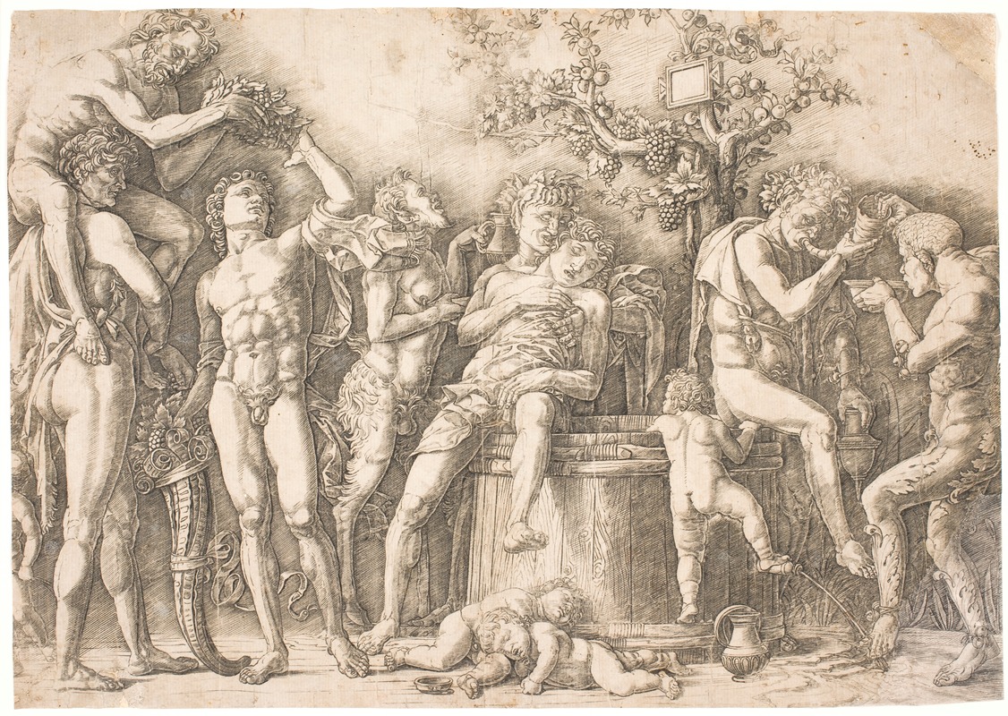 Andrea Mantegna - Bakkanal ved vinkarret
