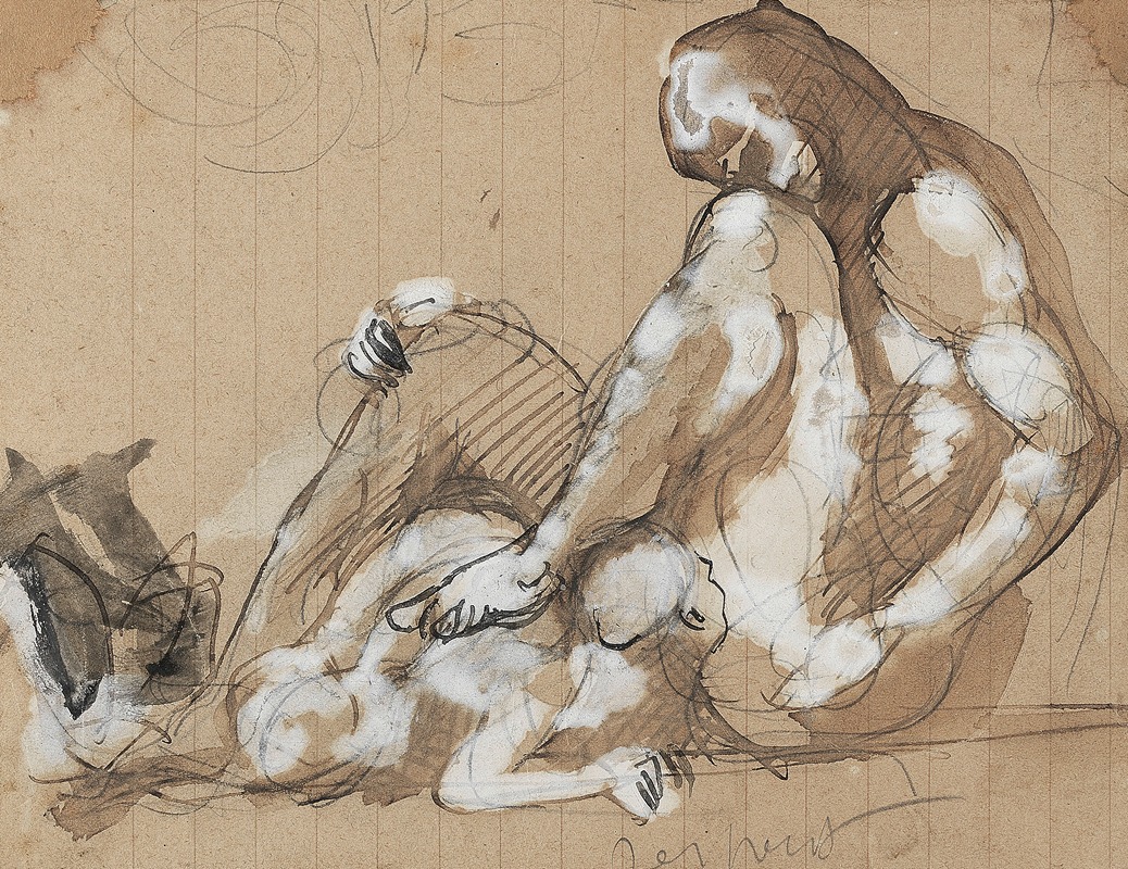 Auguste Rodin - Satan et un adorateur (Serpent)
