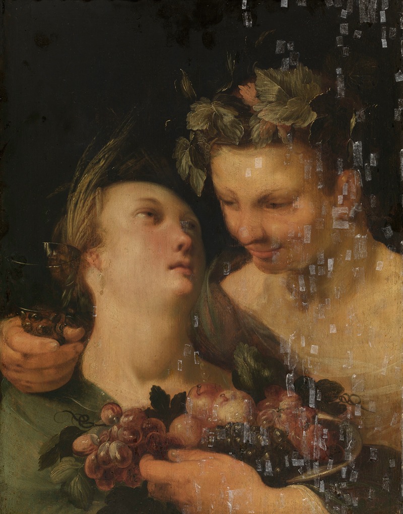 Cornelis Cornelisz Van Haarlem - Ceres and Bacchus