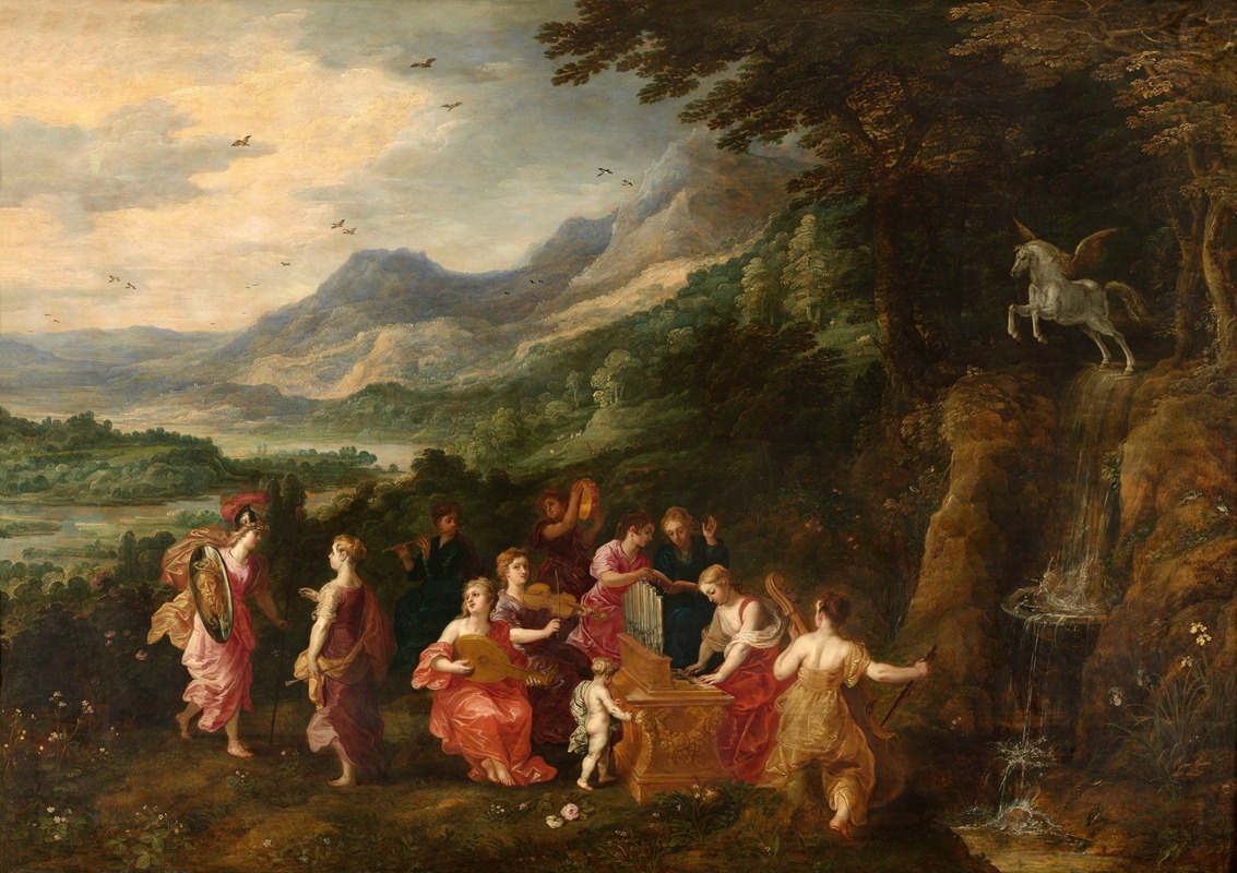 Hendrik van Balen - Minerva Visits the Muses