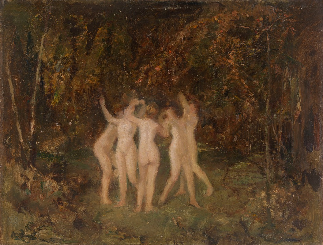 Hippolyte Boulenger - Nymphs in the Forest