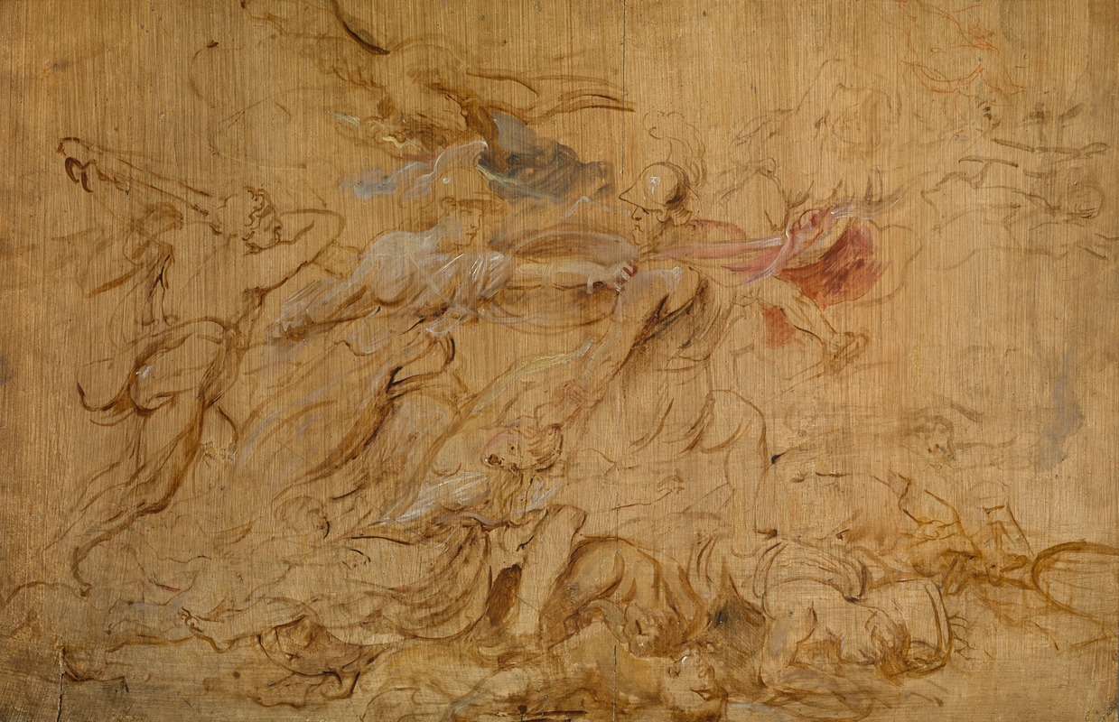 Peter Paul Rubens - Minerva and Hercules Restraining Mars
