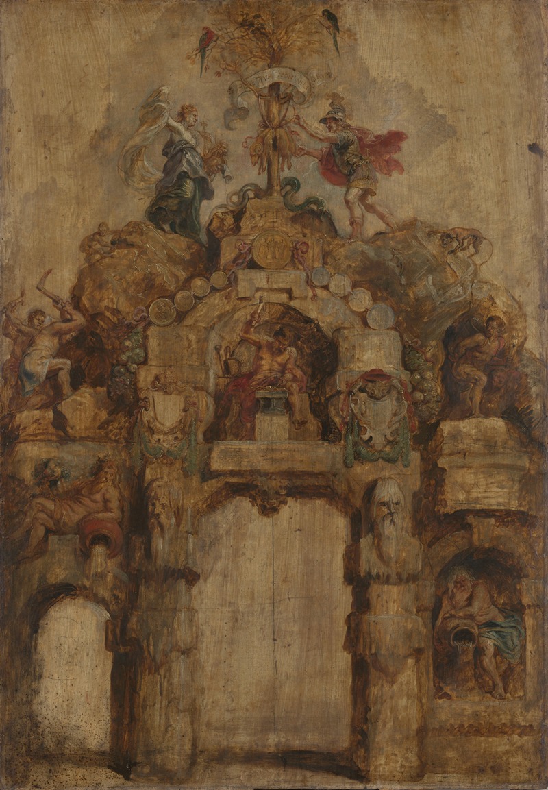 Peter Paul Rubens - The Arch of the Mint (reverse)
