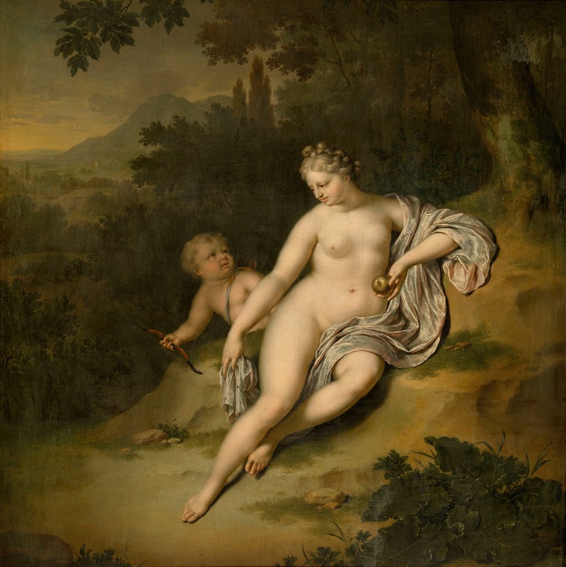 Willem Van Mieris - Venus with Cupido