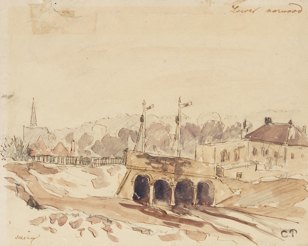 Camille Pissarro - Le chemin de fer – Lower Norwood