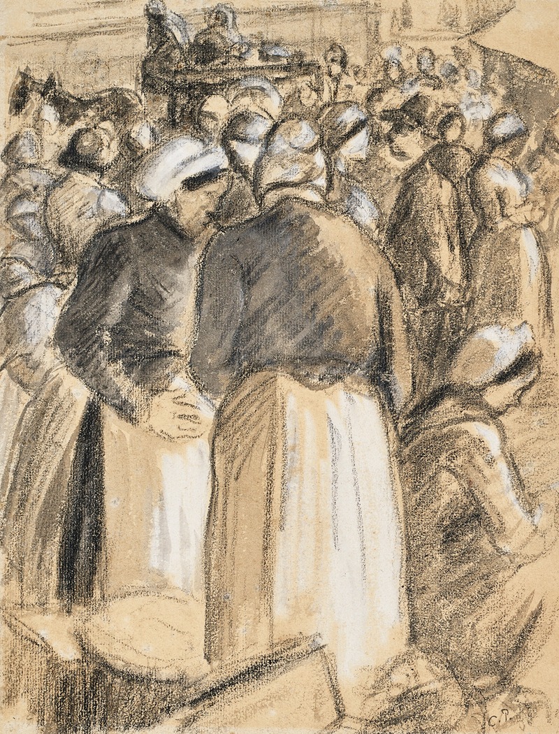 Camille Pissarro - Marché à Gisors
