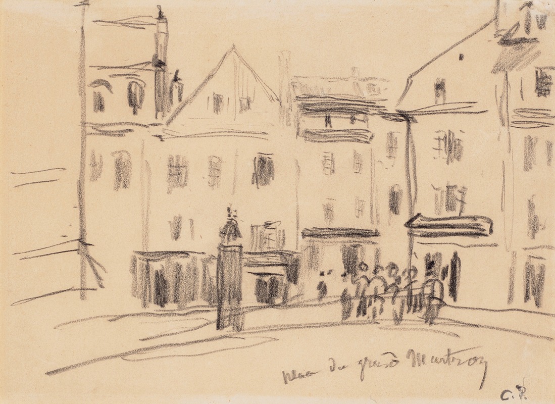 Camille Pissarro - Place du Grand Martroy